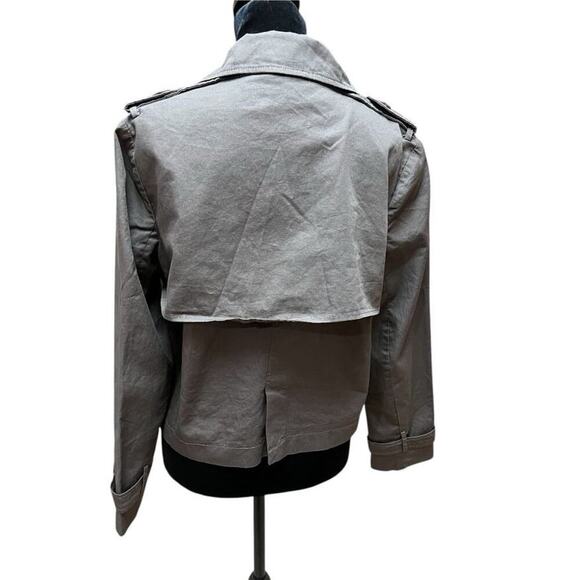 Grifflin Paris women’s size M cropped jacket, brown - Picture 2 of 12